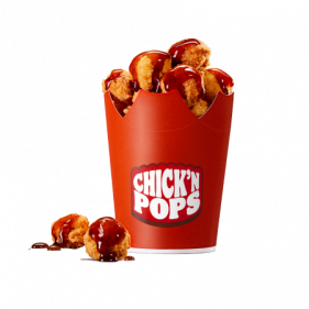 Chick'n Pops Teriyaki střední