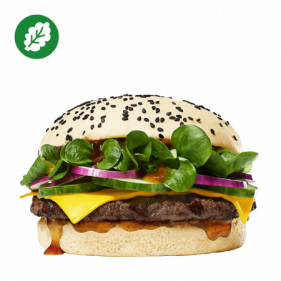 Plant-Based Bao King Burger