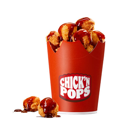 Chick'n Pops Teriyaki střední
