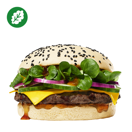 Plant-Based Bao King Burger Menu